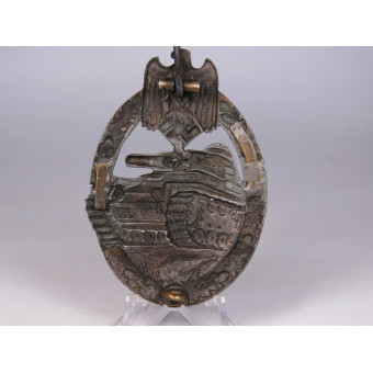 Нагрудный знак за танковую атаку в бронзе, Junker, цинк, ремонт. Espenlaub militaria