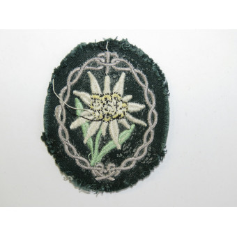 Sleeve patch for Wehrmacht mountain troops (Gebirgsjäger). Espenlaub militaria