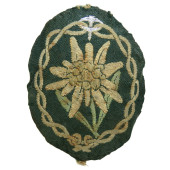 Wehrmacht Gebirgsjäger sleeve insignia, BEVO