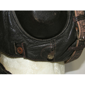 Летный кожаный шлем Luftwaffe LKpW101. Espenlaub militaria