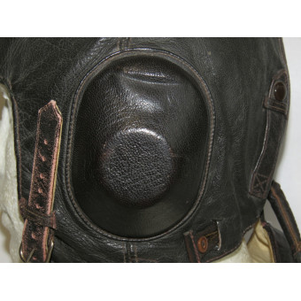 Летный кожаный шлем Luftwaffe LKpW101. Espenlaub militaria