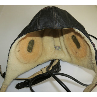 Летный кожаный шлем Luftwaffe LKpW101. Espenlaub militaria