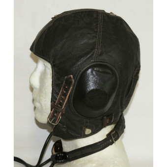 Летный кожаный шлем Luftwaffe LKpW101. Espenlaub militaria