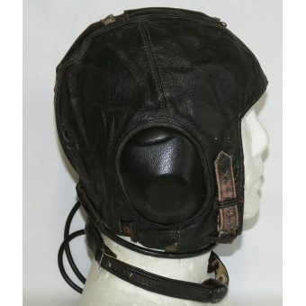 Летный кожаный шлем Luftwaffe LKpW101. Espenlaub militaria