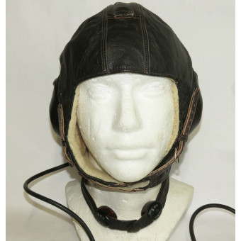 Летный кожаный шлем Luftwaffe LKpW101. Espenlaub militaria