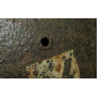 Шлем М35 двухдекальный, SS-Totenkopfverbände, Демянск