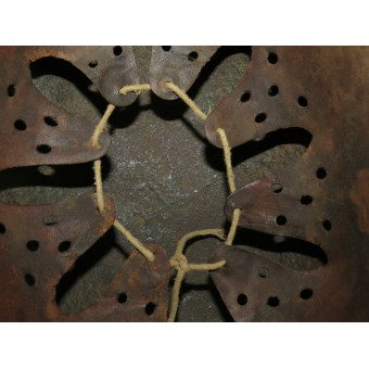 Шлем М35 двухдекальный, SS-Totenkopfverbände, Демянск