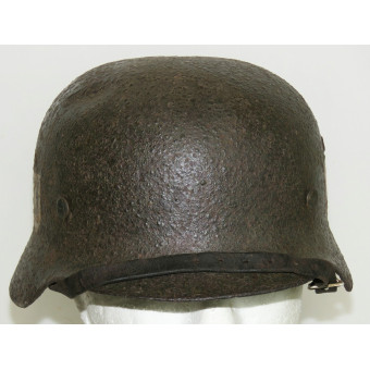 Шлем М35 двухдекальный, SS-Totenkopfverbände, Демянск