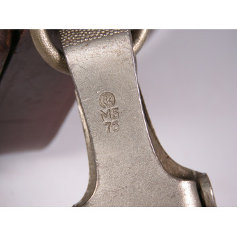 Кожаный ремень NSDAP с пряжкой из мельхиора, 1938. Espenlaub militaria