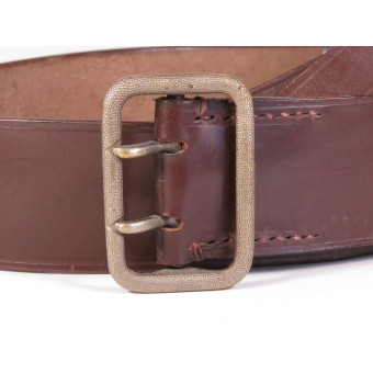 Кожаный ремень NSDAP с пряжкой из мельхиора, 1938. Espenlaub militaria