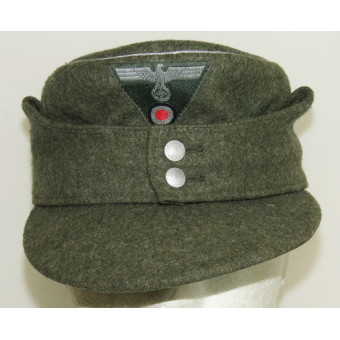 Зимняя офицерская кепка вермахта образца 1943 года зимняя. Espenlaub militaria