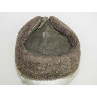 1940 pattern Red Army ushanka with signs of wear. Espenlaub militaria