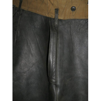 Кожаные штаны танкиста или катерщика РККА, довоенный выпуск. Espenlaub militaria