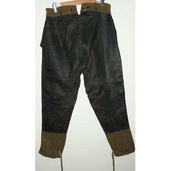 Кожаные штаны танкиста или катерщика РККА, довоенный выпуск. Espenlaub militaria