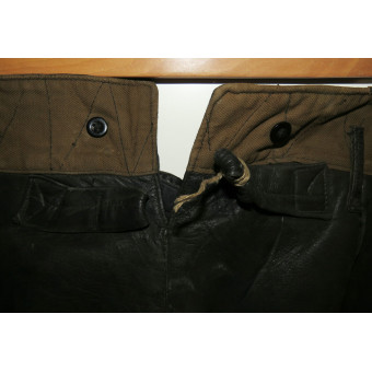 Кожаные штаны танкиста или катерщика РККА, довоенный выпуск. Espenlaub militaria