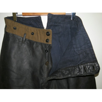 Кожаные штаны танкиста или катерщика РККА, довоенный выпуск. Espenlaub militaria