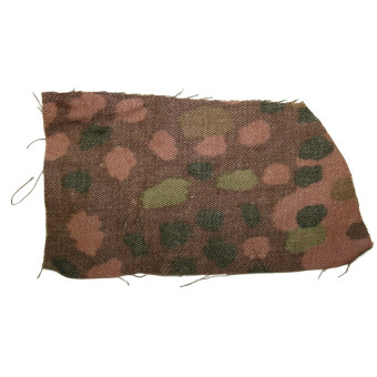Waffen-SS camouflage fabric fragment DOT-44, uncommon base. Espenlaub militaria