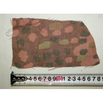 Waffen-SS camouflage fabric fragment DOT-44, uncommon base. Espenlaub militaria