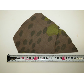 Waffen-SS camouflage fabric Platanenmuster, reversible. Espenlaub militaria