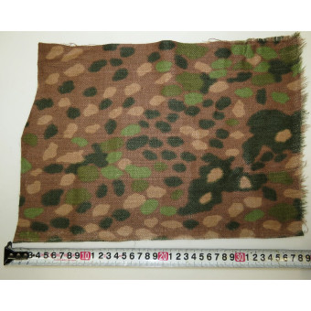 Ткань Waffen-SS DOT-44 Erbstanbrennmuster, Drillich. Espenlaub militaria