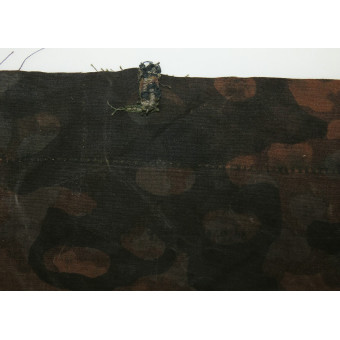 Waffen-SS tent fabric Eichenlaubmuster, dark tone. Espenlaub militaria