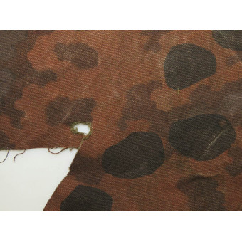 Waffen-SS tent fabric Eichenlaubmuster, dark tone. Espenlaub militaria