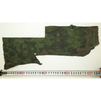 Waffen-SS tent fabric Eichenlaubmuster, dark tone. Espenlaub militaria