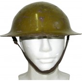 WW2 Blockaded Leningrad made air-defence steel helmet