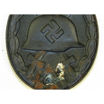 3er Reich herida insignia en negro tercera clase, marcada 3. Espenlaub militaria