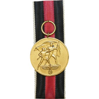 Anexión de la medalla de Sudetes, octubre 01 1938. Espenlaub militaria