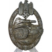 Assmann Tank Assault Badge, silver class, hollow