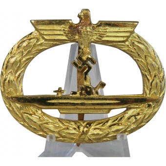 Kriegsmarine U-Bootkriegsabzeichen, badge membre déquipage bateau U. Espenlaub militaria
