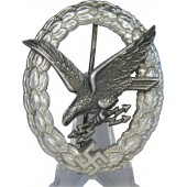 Luftwaffen ilmatorjunta-ampuja salaman kanssa, Fliegerschützenabzeichen, Assmann, D.R.G.M.
