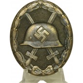 Verwundetenabzeichen, insignia de la herida en plata