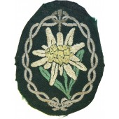 Edelweiss mouwpatch voor Wehrmacht bergtroepen eenheden