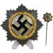 Немецкий крест- золотая степень с миниатюрой