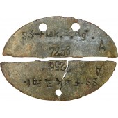 Waffen SS soldier dogtag, SS Flak.E.Rgt.