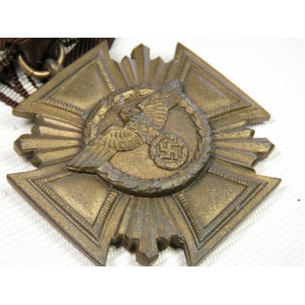Медаль за верную службу в НСДАП NSDAP Dienstauszeichnung in Bronze- Deschler. Espenlaub militaria