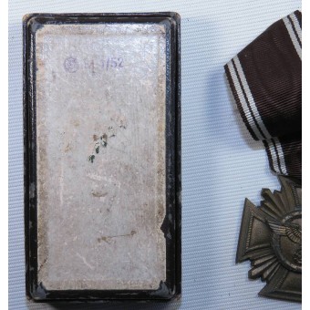 NSDAP Dienstauszeichnung dans Bronze- Deschler. Espenlaub militaria