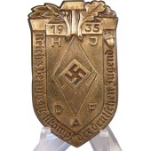 HJ- DAF badge - Reichs-Berufs-Wettkampf der deutschen Jugend 1935