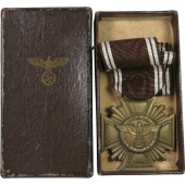 Dienstauszeichnung NSDAP in bronzo- Deschler