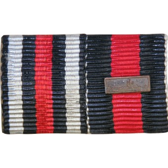Ribbon bar. Hindenburg medaglia croce e Repubblica annessione con la barra Prag. Espenlaub militaria