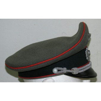 Erel Kleiderkasse chapeau de pare-soleil pour officier dartillerie Wehrmacht. Espenlaub militaria