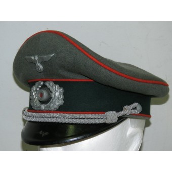 Erel Kleiderkasse Schirmmütze für Wehrmacht Artillerie Offizier. Espenlaub militaria