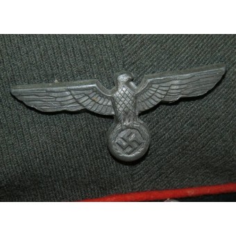 Erel Kleiderkasse visor hat for Wehrmacht artillery officer. Espenlaub militaria