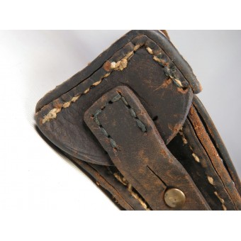 Imperial Russian eller tidig RKKA brun läder M 1891 gevär ammunitionsväska i brunt läder. Espenlaub militaria