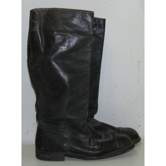 Soviet Russia leather long boots, pre-war. Size 27. Espenlaub militaria