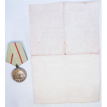De medaille voor de verdediging van Stalingrad met certificaat. Espenlaub militaria