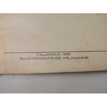 Libro di testo in lingua estone - La difesa del gas 1936. Espenlaub militaria