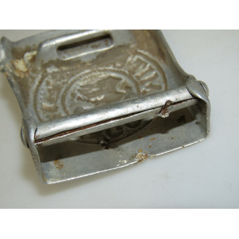 Aluminum Wehrmacht belt buckle, used by a Soviet soldier. Espenlaub militaria